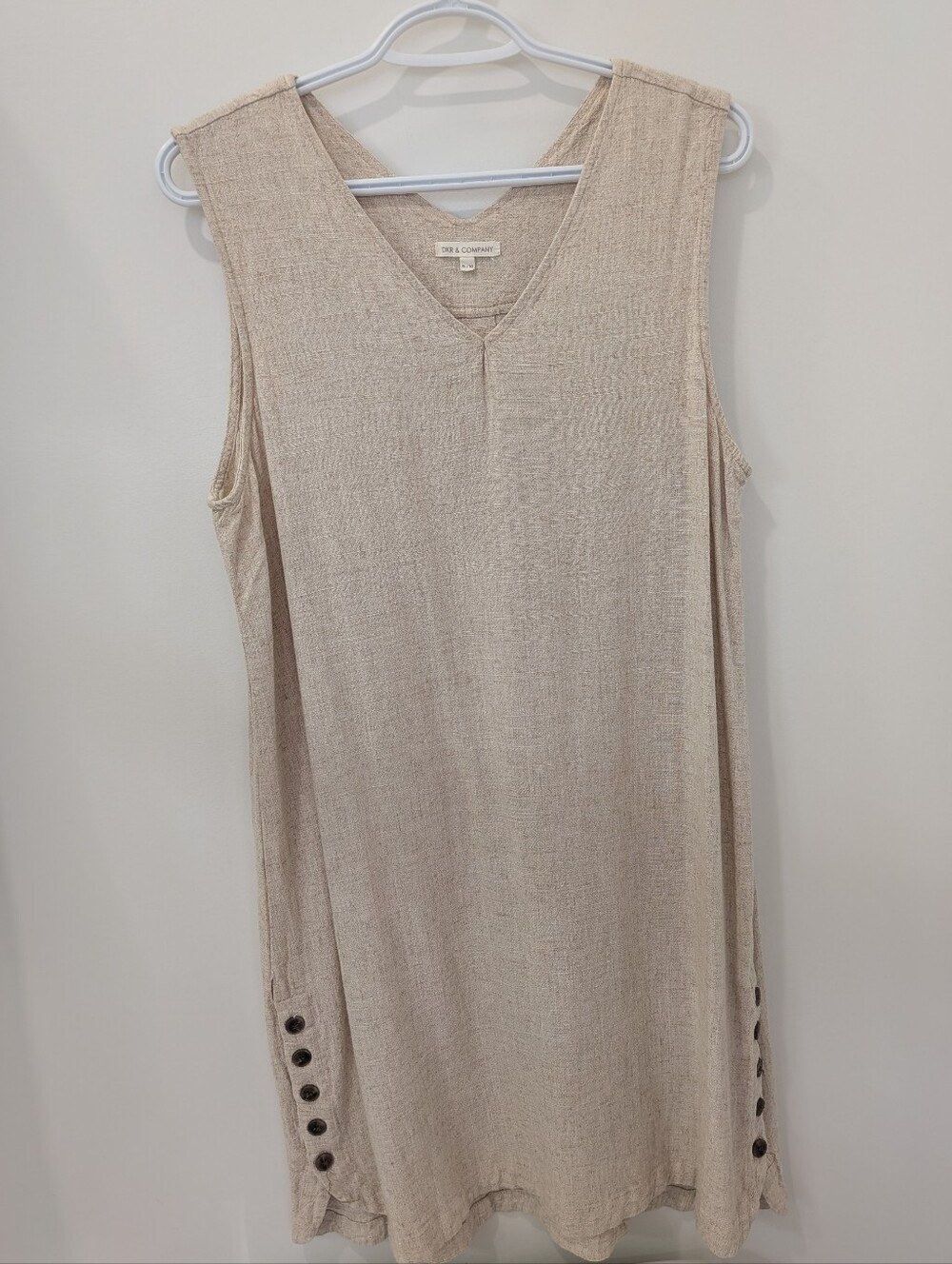 DKR & Company Linen Cotton Dress - Picture 3 of 5